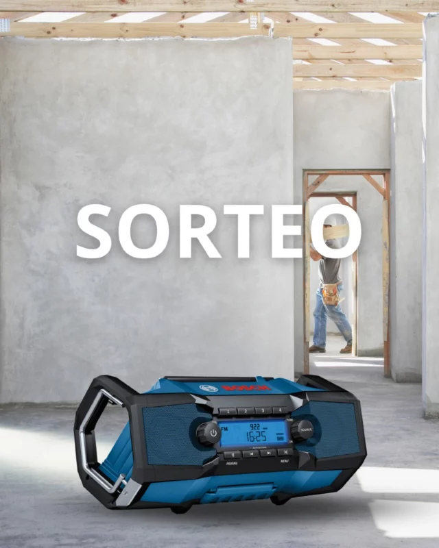 🎉 ¡SORTEO para verdaderos PROFESIONALES!

¿Te imaginas trabajando con la mejor música de fondo y una radio que aguanta tu ritmo de obra? 🔥

En Vallesana sorteamos esta Radio Profesional Bosch GPB 18V-2 C:

🟠 Compacta y ultraresistente, en combinación con una empuñadura y un gancho para su colocación en vertical u horizontal
🟠 Funciona con batería 18V o enchufe
🟠 Versatilidad gracias a una amplia gama de fuentes compatibles como Bluetooth®️, FM y AUX
🟠 Sonido potente de alta calidad, diseñado para entornos de obra
🟠 Protección IP54 contra polvo, agua y golpes
🟠 Exclusivo sonido estéreo gracias a la posibilidad de conectar dos radios con un teléfono inteligente

Mucho más que una radio normal:
Esta Bosch está pensada para durar, resistir y sonar increíble en los entornos más exigentes.

¡Llévatela y marca el ritmo de tu obra o taller! 🎶🔧

📋 ¿Cómo participar?

👉 Síguenos a @vallesanamaquinaria 
👉 Dale like a este post
👉 Menciona a 1 amigo 
(Cada comentario cuenta como una participación.)

📆 Puedes participar hasta el 16 de mayo.
🏆 Anunciaremos el ganador en nuestras stories el 17 de mayo.

¡Que empiece la buena música donde más se necesita! 🚧🎵